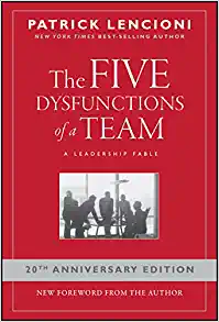 the five dysfunctions of a team book cover image